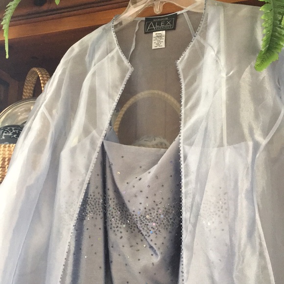 NWT Alex Evenings Gown with shell - Picture 2 of 7